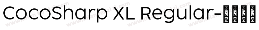 CocoSharp XL Regular字体转换